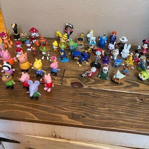 Kids Character Figures Toy Lot Paw Patrol Ponies Peppa Pig Mickey Disney